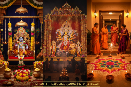 Festive Season 2026 Guide: Celebrating Janmashtami, Durga Puja & Diwali