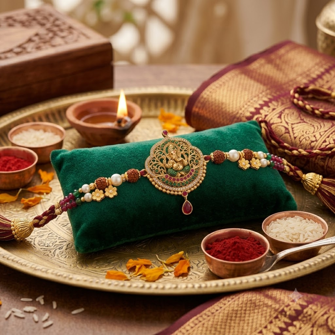 Ganesha Heritage Premium Rakhi