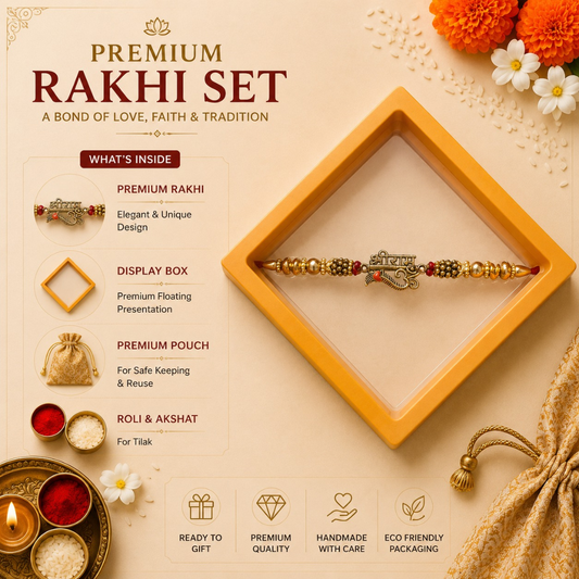 Shree Ram Premium Floating Rakhi