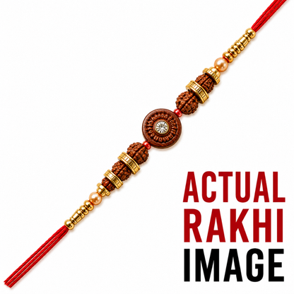 Rudraksha Heritage Designer Rakhi