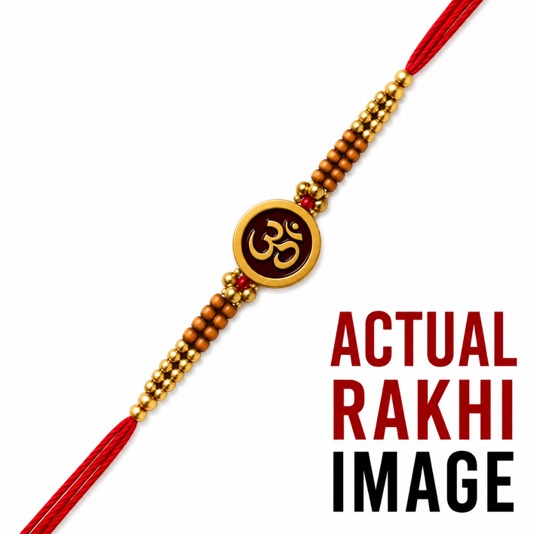 Om Divine Beaded Rakhi