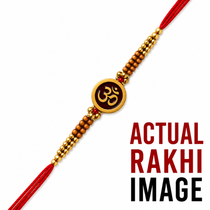 Om Divine Beaded Rakhi