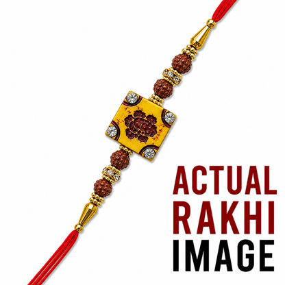 Ganesha Premium Twin Rakhi Combo Pack